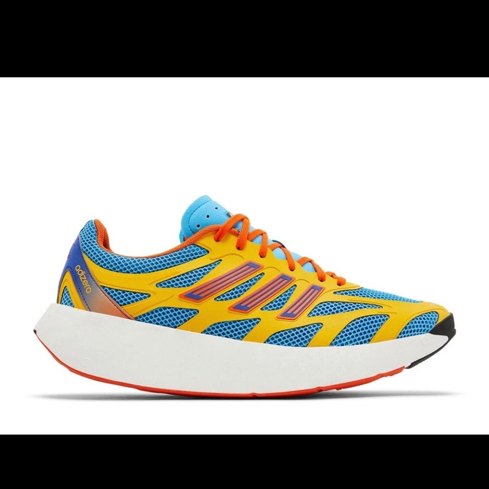 Adidas Adizero Aruku Running Shoes Yellow Blue White  new